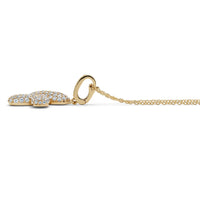 Initial "K" Diamond Pendant