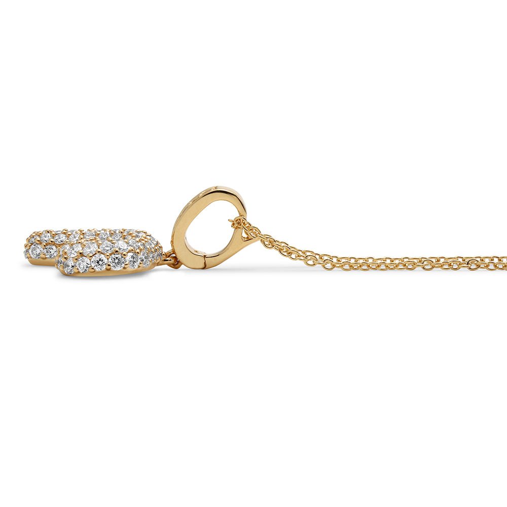 Initial "P" Diamond Pendant