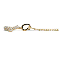 Initial "Y" Diamond Pendant