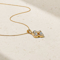 Petite Felicity Moonstone and Diamond Pendant