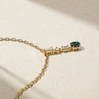Medley Alexandrite and Diamond Pendant