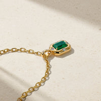 Aurum Octagonal Emerald Pendant