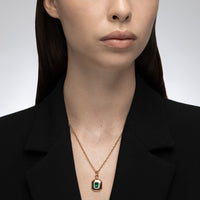 Heirloomed Octagonal Emerald Pendant
