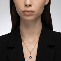 Heirloomed Octagonal Sapphire Pendant