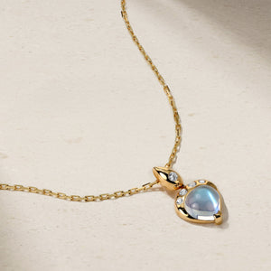 Gumdrop Moonstone Pendant