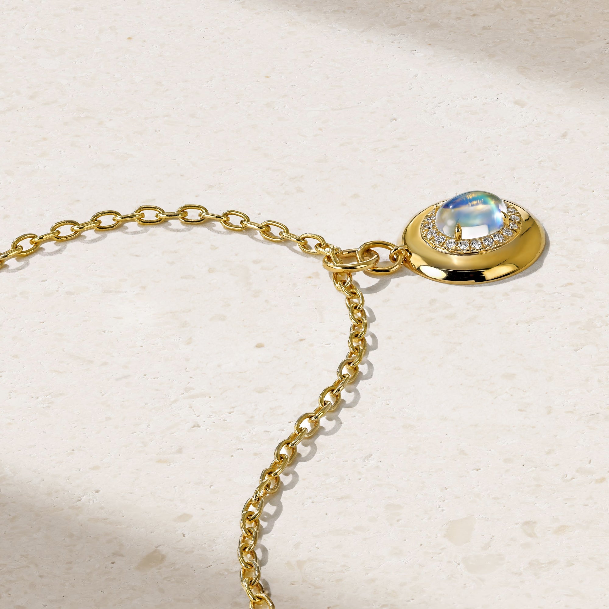 Heirloomed Oval Moonstone Pendant