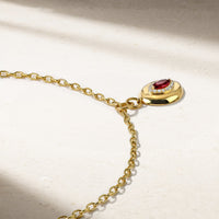 Heirloomed Marquise Ruby Pendant