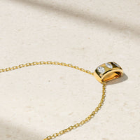 Guardian Diamond Barrel Pendant
