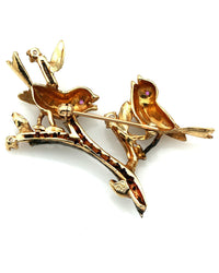 Singing Birds on a Branch Pin