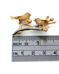 Singing Birds on a Branch Pin