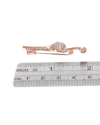 Diamond Pave Flamingo Pin
