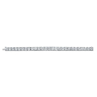 Cushion Straight Line Diamond Bracelet