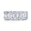 Eternity Cut Diamond Emerald Band