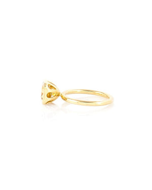 Citrine Stackable Ring in 18K Yellow Gold