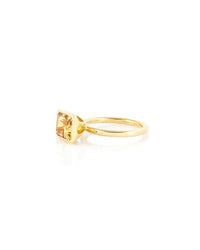 Citrine Stackable Ring in 18K Yellow Gold
