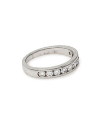 0.50ctw Diamond Band/ Ring in Platinum Size 4.75