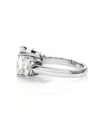 5.02ct SI1, I GIA Certified Radiant Cut Diamond Engagement Ring 18K White Gold