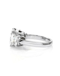 5.02ct SI1, I GIA Certified Radiant Cut Diamond Engagement Ring 18K White Gold