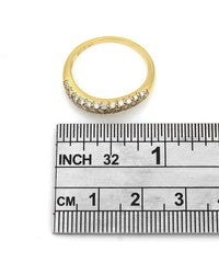 3 Row Diamond Pave Wave Ring