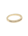 0.15ctw Diamond Band/ Ring in 14K Yellow Gold SZ 6.75