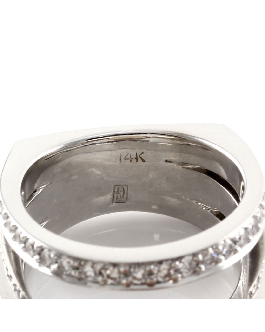Gauthier Precious Topaz and Pave Diamond Ring in Gold