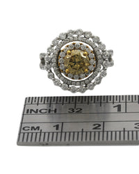 Fancy Brown Yellow Diamond Solitaire