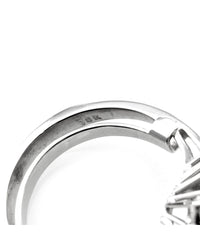 Mid-Century 1.32ctw Diamond Cluster Ring in 18K White Gold