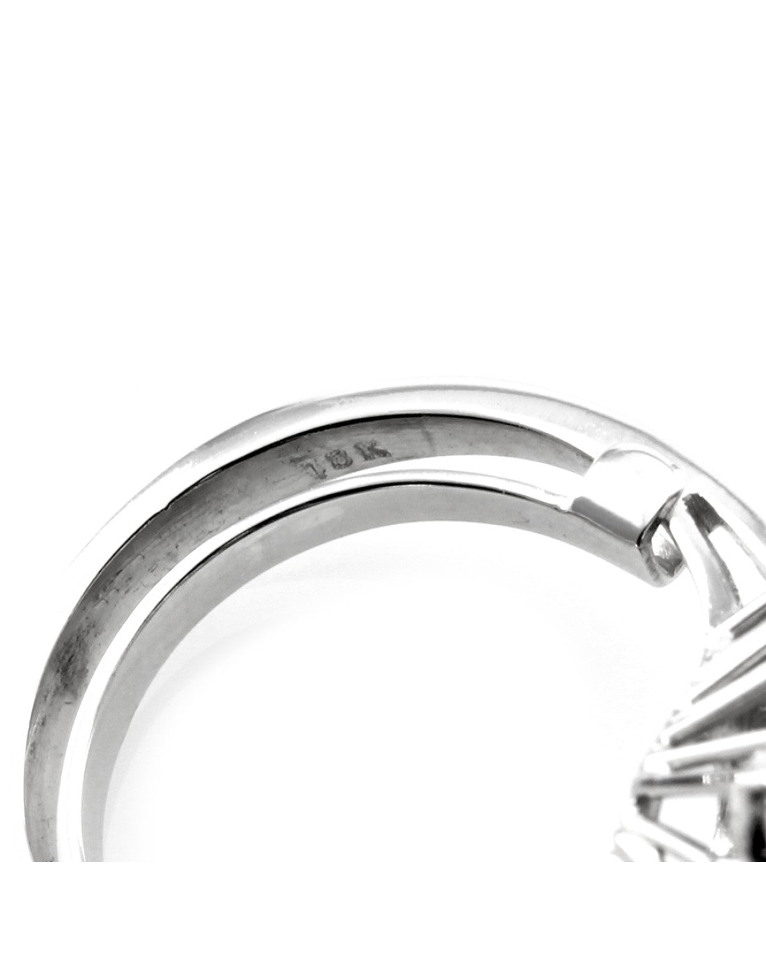 Mid-Century 1.32ctw Diamond Cluster Ring in 18K White Gold