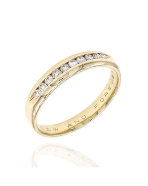 0.55ctw Diamond Band/ Ring in 14K Yellow Gold SZ 14