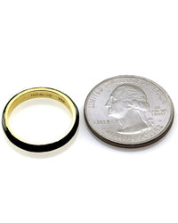 Hidalgo Black Enamel Stackable Eternity Band in 18K Yellow Gold SZ 6.5