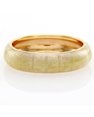 Hidalgo Beige Pink Enamel Eternity Band/Ring in 18K Rose Gold SZ 6.75