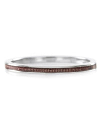 Hidalgo Purple Enamel Stackable Eternity Band in 18K White Gold SZ 6.5