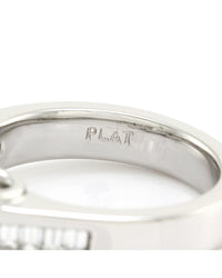1.51ct SI1, F GIA Certified Emerald Cut Diamond Engagement Ring in Platinum