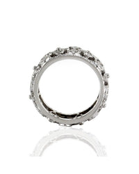 Brilliant Stars Diamond Floral Band in Gold