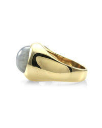 Gentleman's Gray Star Sapphire Ring
