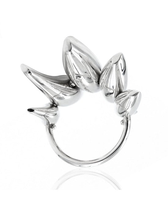 Frank Gehry Fish Ring in Sterling Silver