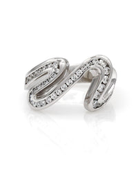 Gauthier Diamond Ribbon Ring in Gold