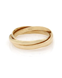 3 Ring Rolling Ring in Gold