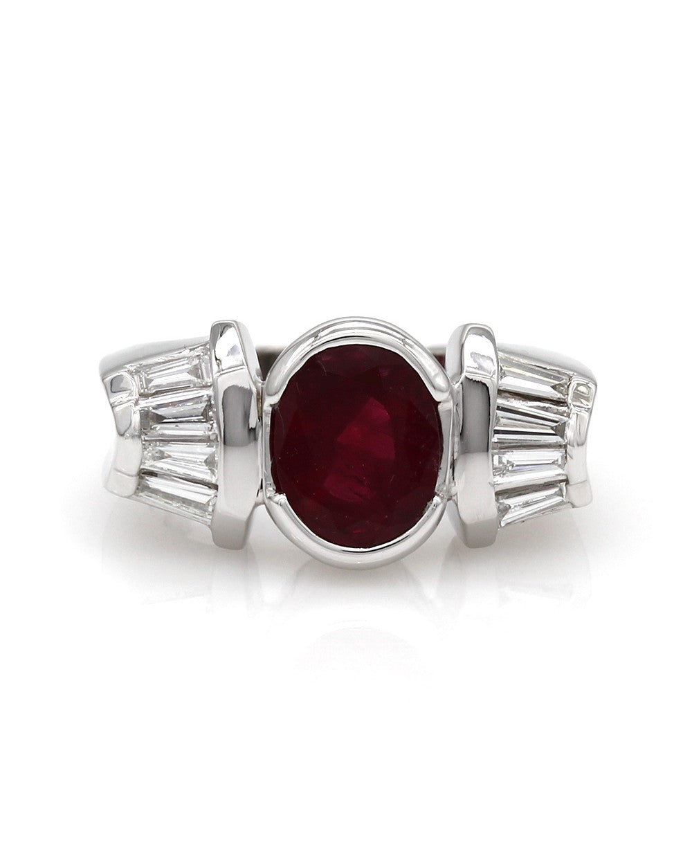 Ruby and Diamond Ring in Gold