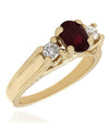 Ruby and Diamond Ring in Gold