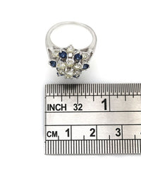 Sapphire and Diamond Ring in Gold