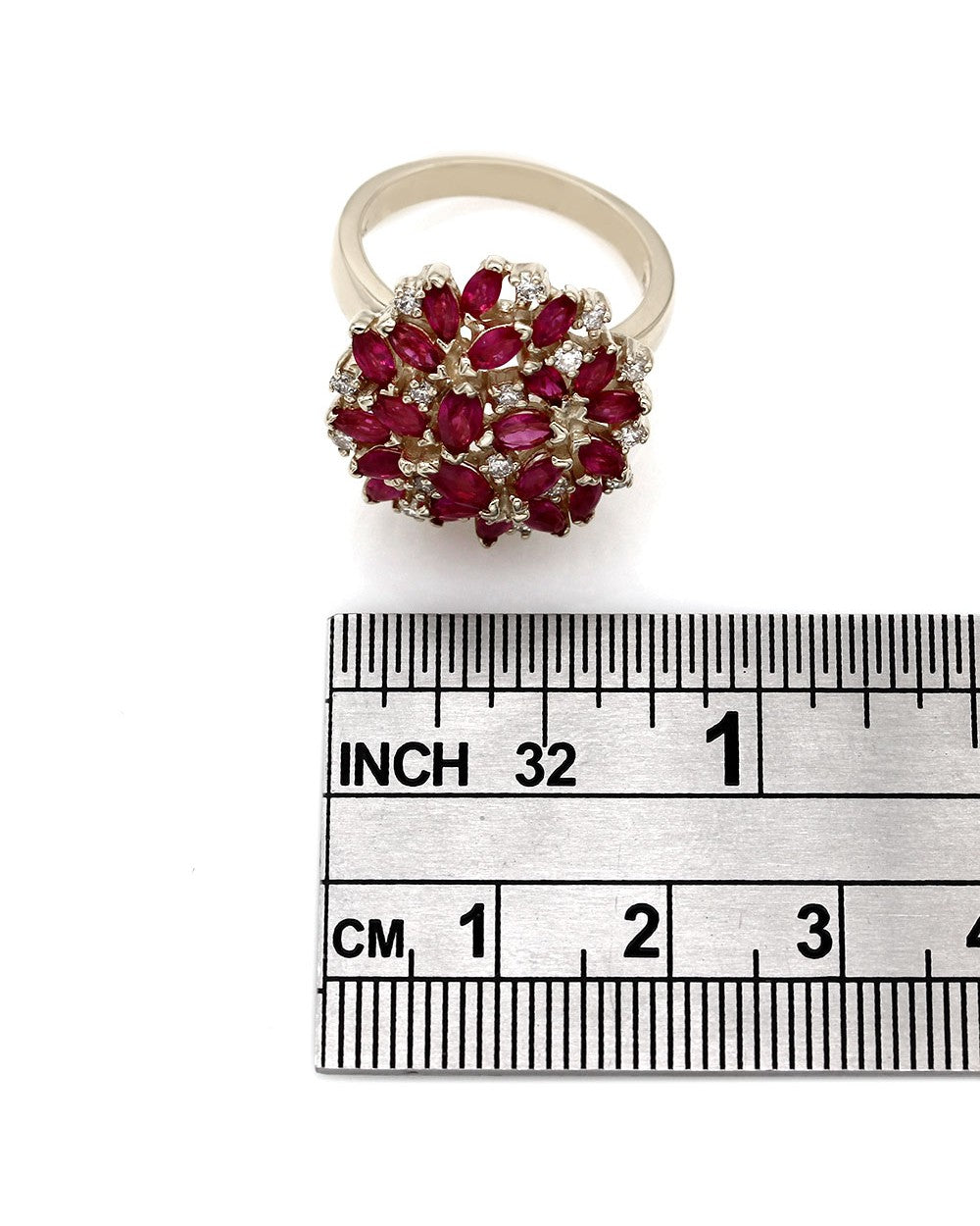 Ruby and Diamond Ring in Gold