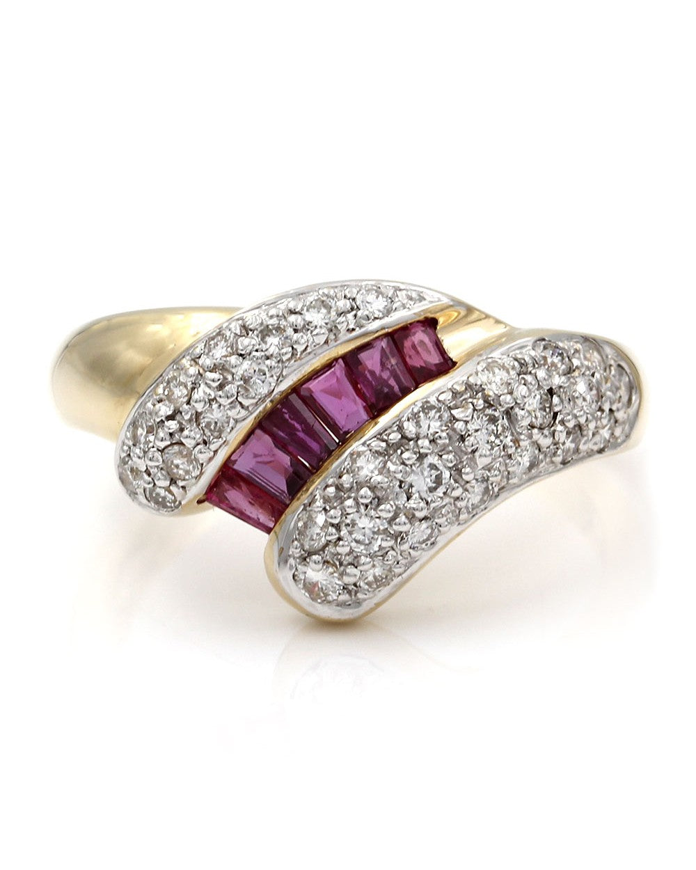 Ruby and Diamond Ring in Gold