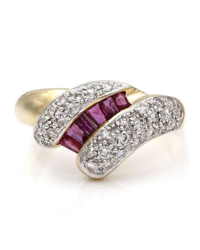 Ruby and Diamond Ring in Gold