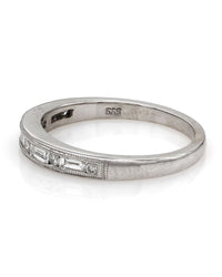Channel Set Diamond Band in Gold