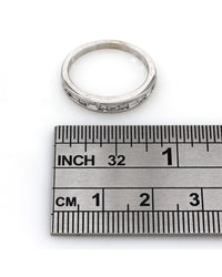 Channel Set Diamond Band in Gold