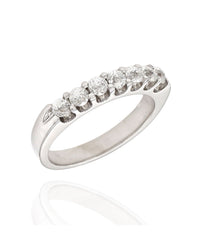 Seven Stone Diamond Ring in Gold