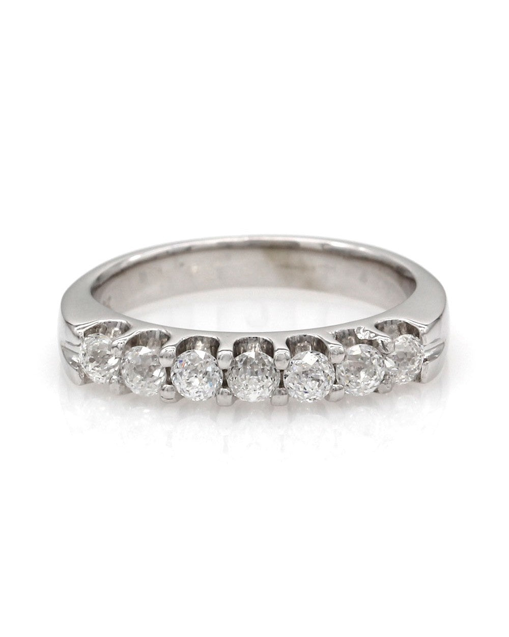 Seven Stone Diamond Ring in Gold