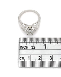 Princess Diamond Engagement Ring in Platinum