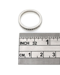 Platinum Single Row Diamond Ring